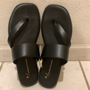 Anthropologie brand thong slip-on sandal